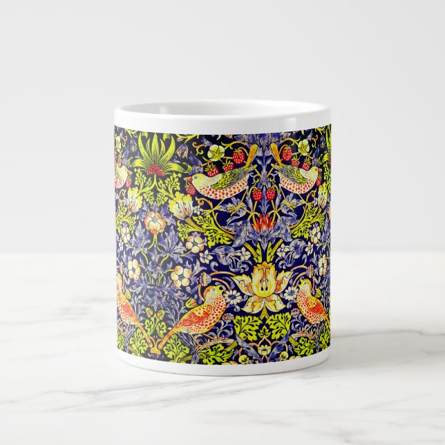 Grande Tasse Oiseaux Voleurs de Fraises William Morris (Devant)