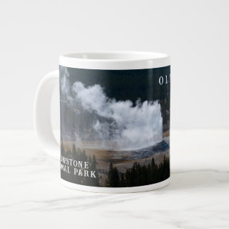 Grande Tasse Old Faithouse Geyser Eruption Yellowstone