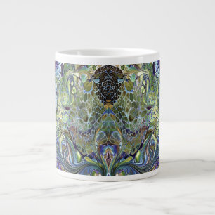 Grande Tasse Olive vert, purple blue burgundy