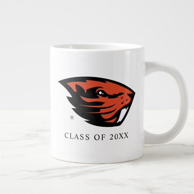 Grande Tasse Oregon State Beavers | Tête de castor (Droite)