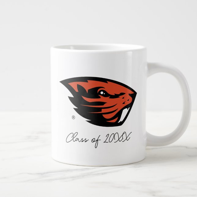 Grande Tasse Oregon State Beavers | Tête de castor (Droite)