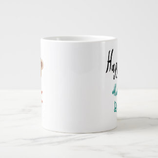 Grande Tasse Osito bebé desea feliz día de la madre
