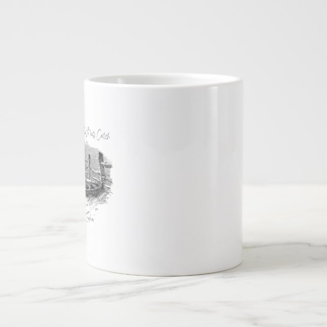 Grande Tasse Où le Calme Rencontre la Pêche (Devant)