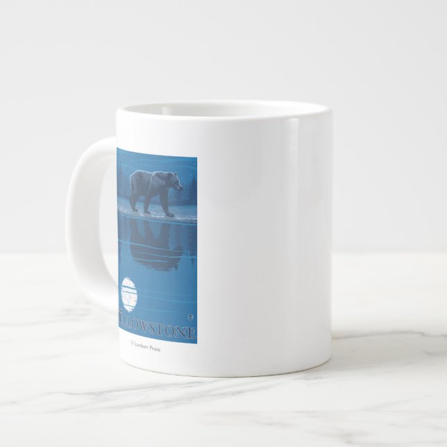 Grande Tasse Ours au clair de lune - West Yellowstone, Montana (Devant gauche)