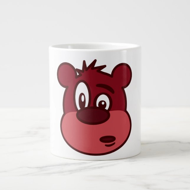 GRANDE TASSE OURS DE VISAGE FUNNY (Devant)