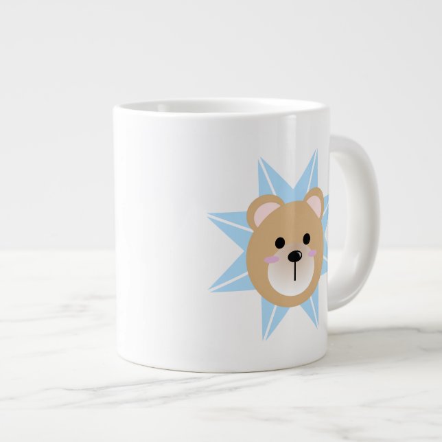 Grande Tasse Ours en peluche (Devant droit)