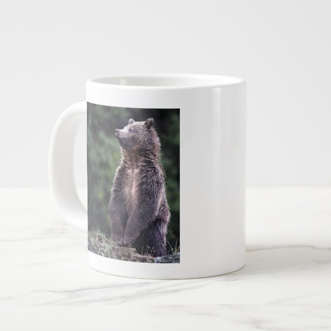 Grande Tasse Ours gris debout (Devant gauche)
