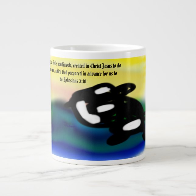 Grande Tasse ouvrage de Jésus (Devant)