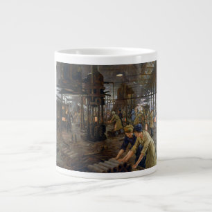 Grande Tasse Ouvrières d'usine dans une munition WW1 1918