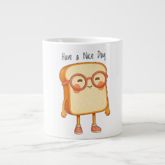 Grande Tasse Pain Tony Bonne Journée – Pain Mignon