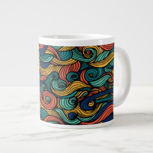 Grande Tasse Paisley haché