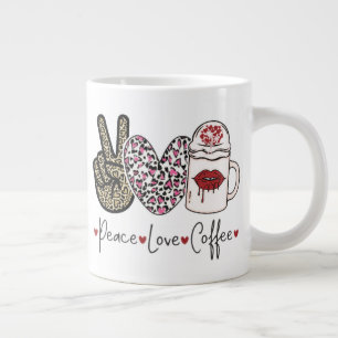 Grande Tasse Paix Amour Café