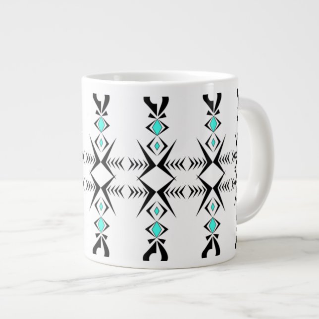 Grande Tasse Paix ~ Tranquille (Devant droit)