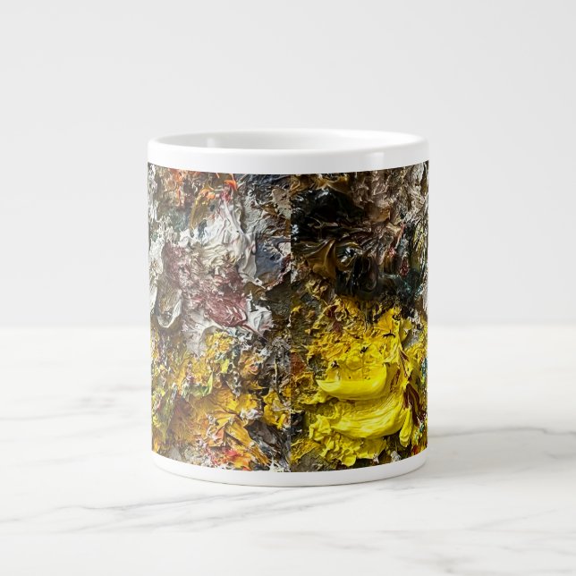Grande Tasse Palette de l'artiste #1 (Devant)
