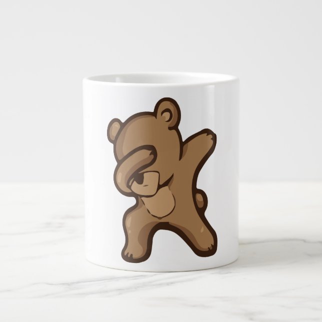 Grande Tasse Panda qui fait le dab, Panda drôle danse dab  (Devant)