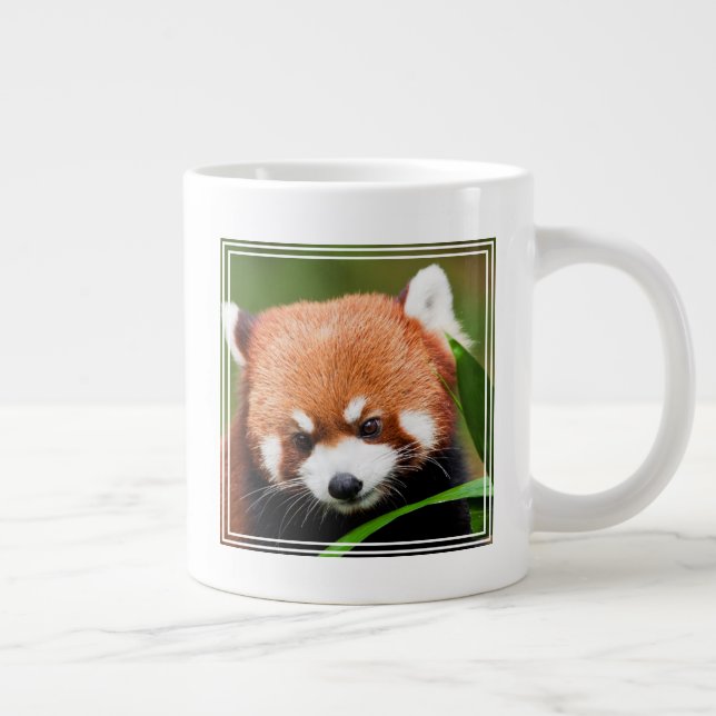 Grande Tasse Panda roux mignon (Droite)