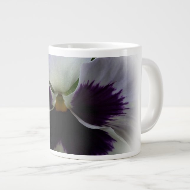 Grande Tasse Pansement pourpre et blanc (Devant droit)