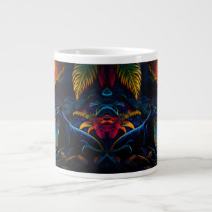 Grande Tasse Panthère près d'une cascade