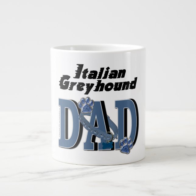 Grande Tasse PAPA de lévrier italien (Devant)