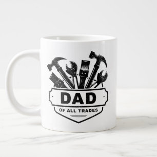 Grande Tasse Papa de tous les métiers - Outils pour homme de ma