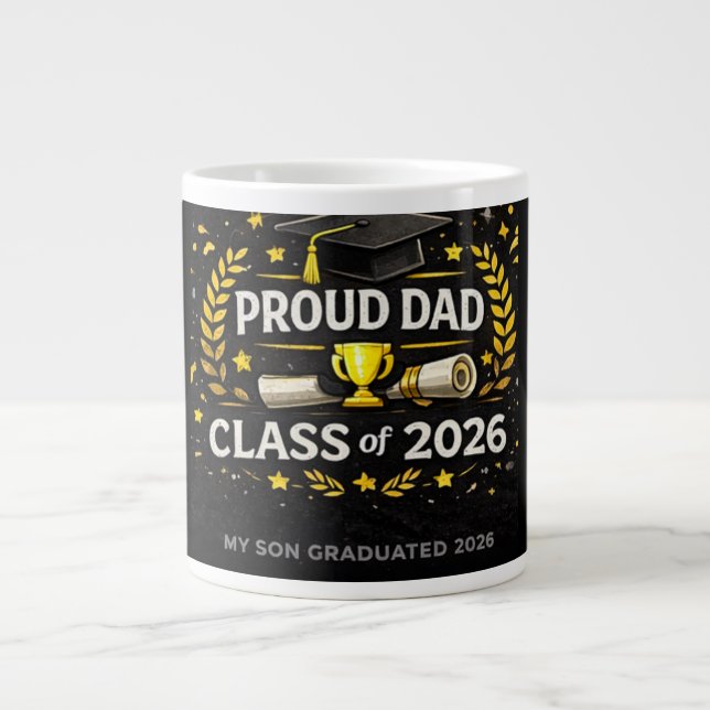 Grande Tasse Papa fier – Promotion 2026 (Devant)