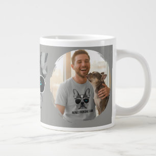 Grande Tasse Papa Frenchie Merle Cool Bulldog Français