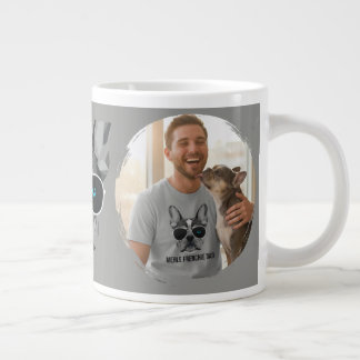 Grande Tasse Papa Frenchie Merle Cool Bulldog Français 