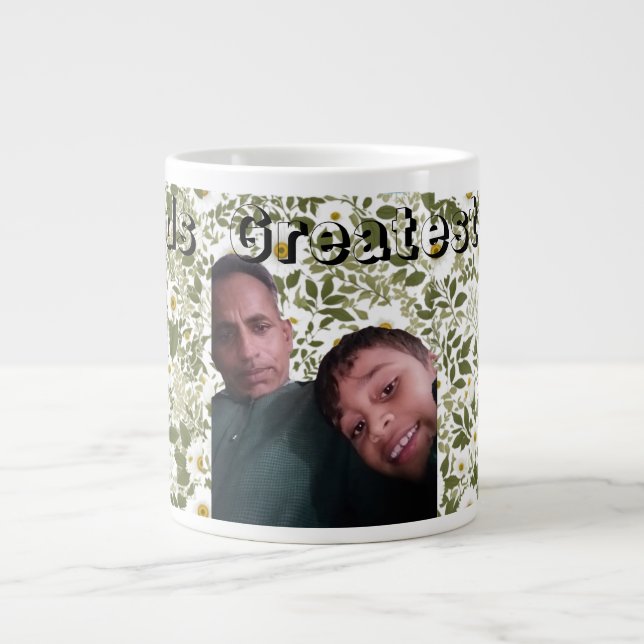 Grande Tasse Papa le plus grand du monde (Devant)