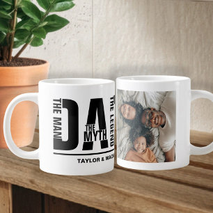 Grande Tasse Papa L'Homme Le Mythe La Légende Personnalisé