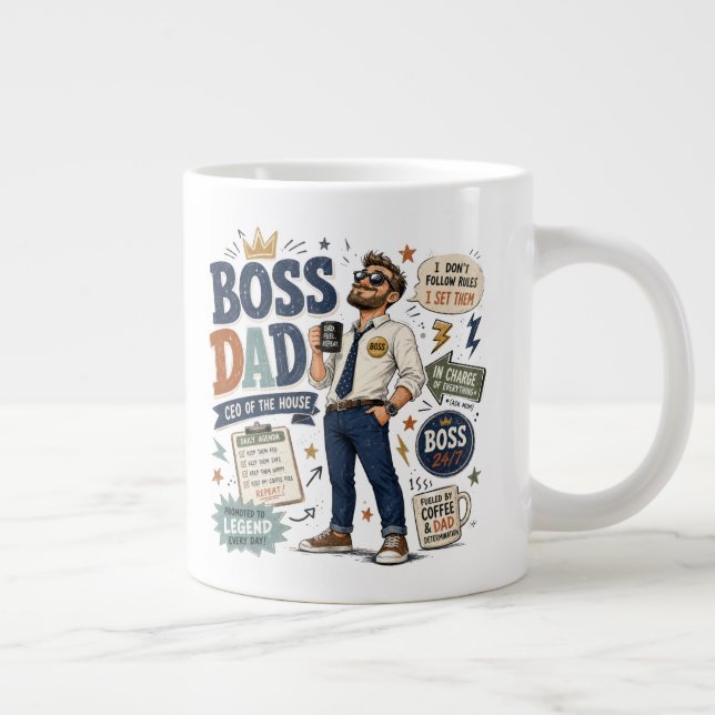 Grande Tasse Papa Patron  (Droite)
