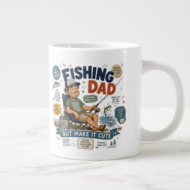 Grande Tasse Papa pêcheur  (Droite)