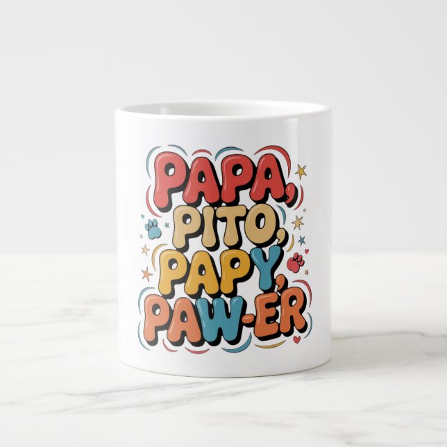 Grande Tasse Papa Pito Pappy Pawer (Devant)