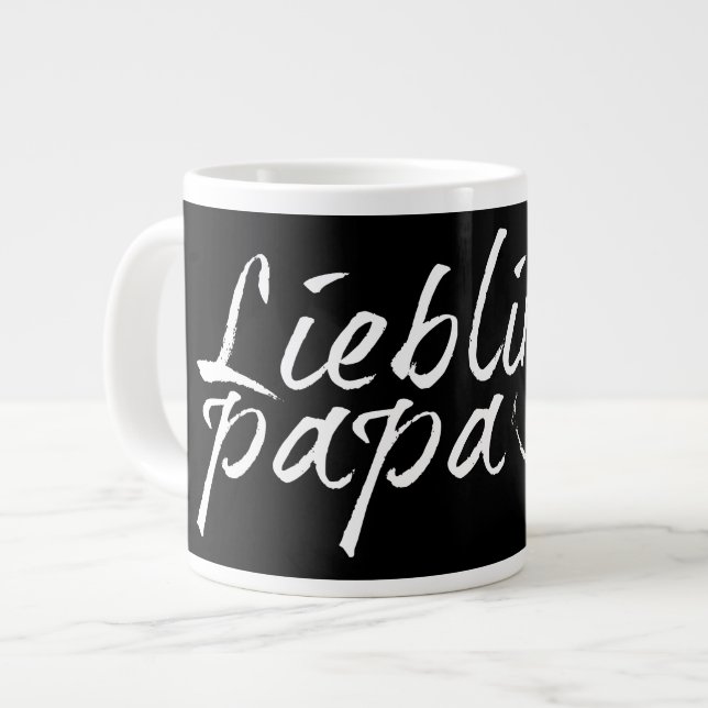 Grande Tasse Papa préféré - écriture blanche 00001 (Devant gauche)