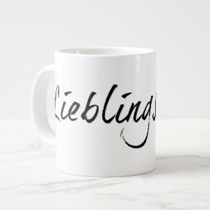 Grande Tasse Papa préféré - écriture noire 00001