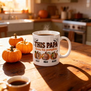 Grande Tasse Papa's Little Pumpkins 3 Photo de petit-enfant Hal
