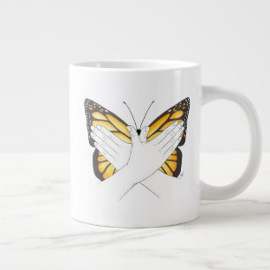 Grande Tasse Papillon Monarque en ASL