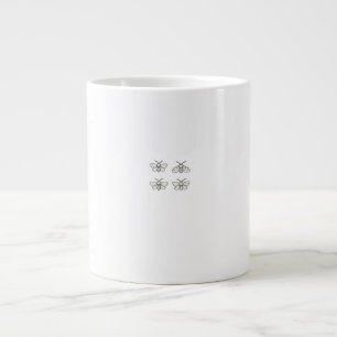 Grande Tasse Papillons Cottagecore Classique