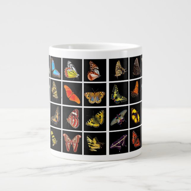 Grande Tasse Papillons du monde entier (Devant)