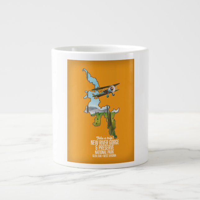 Grande Tasse Parc national de New River Gorge et réserve. (Devant)