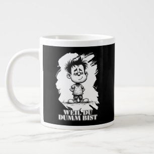 Grande Tasse Parce que tu es bête – Motif de déclaration ironiq