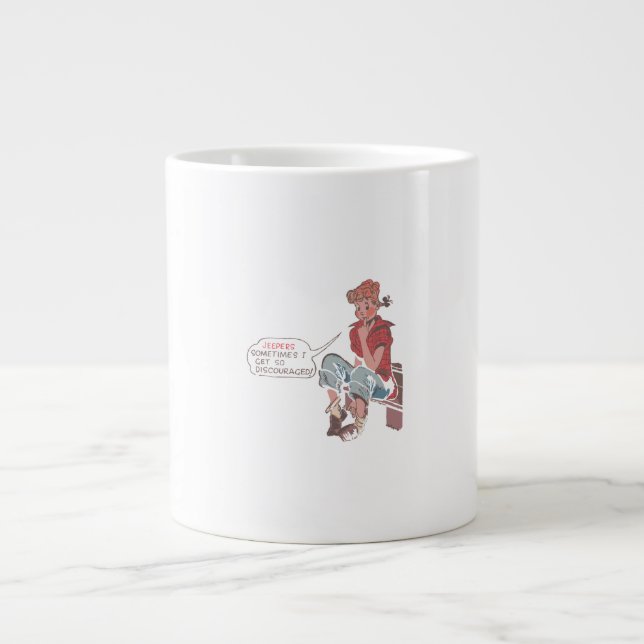 Grande Tasse Parfois, je suis si découragé. (Devant)