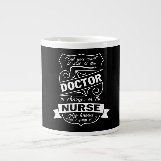 Grande Tasse Parlez au médecin (Devant)