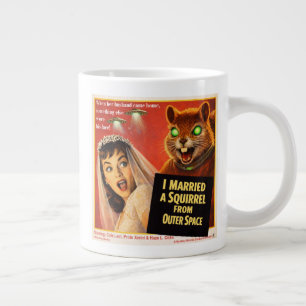 Grande Tasse Parodie d'écureuil de l'espace extra-atmosphérique