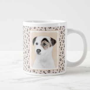 Grande Tasse Parson Jack Russell Terrier Peinture - Chien Art
