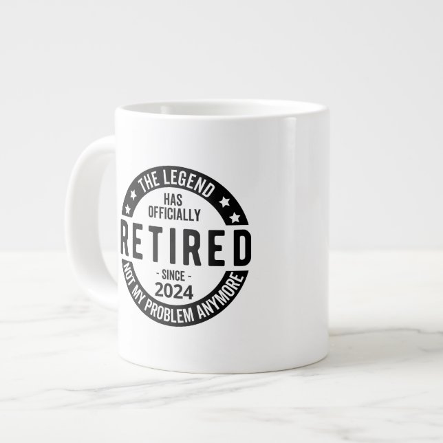 Grande Tasse parti de la retraite, retraite de 2024, régime de  (Devant gauche)