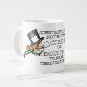 Grande Tasse Pas assez de café ou de doigts moyens