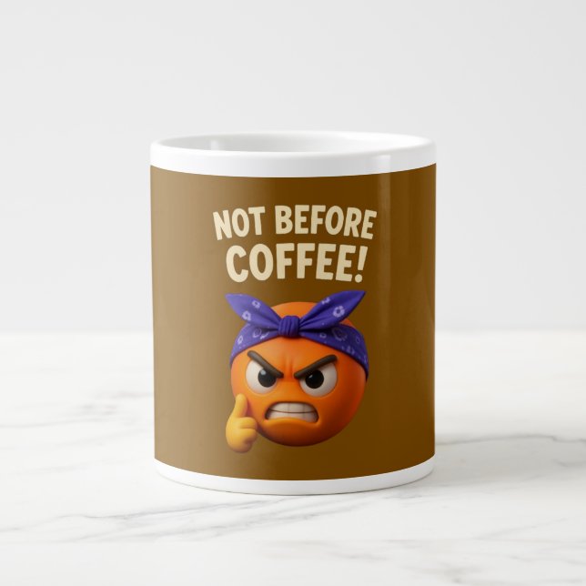 Grande Tasse Pas avant le café  (Devant)