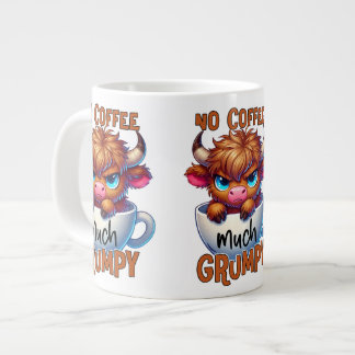 Grande Tasse Pas de café beaucoup grincheux