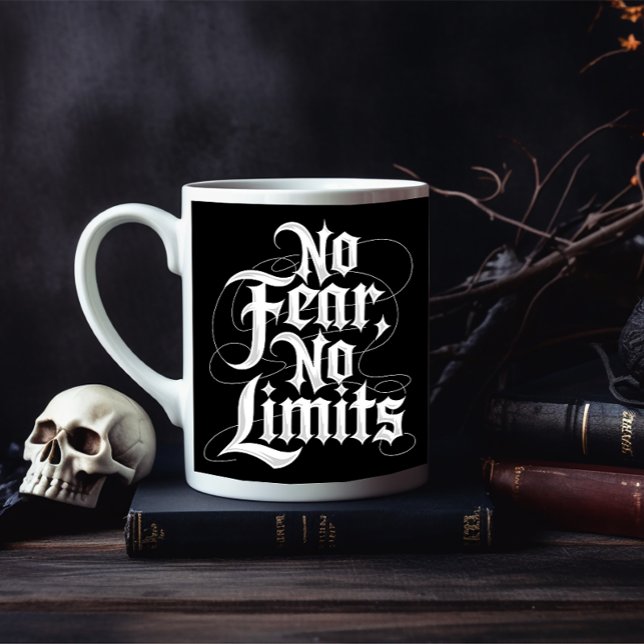 Grande Tasse Pas de Peur Pas de Limites (Créateur téléchargé)