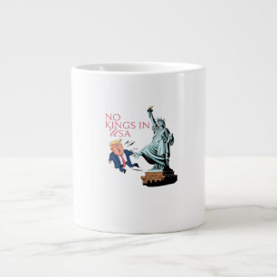 Grande Tasse Pas de rois aux États-Unis Statue donnant un coup 